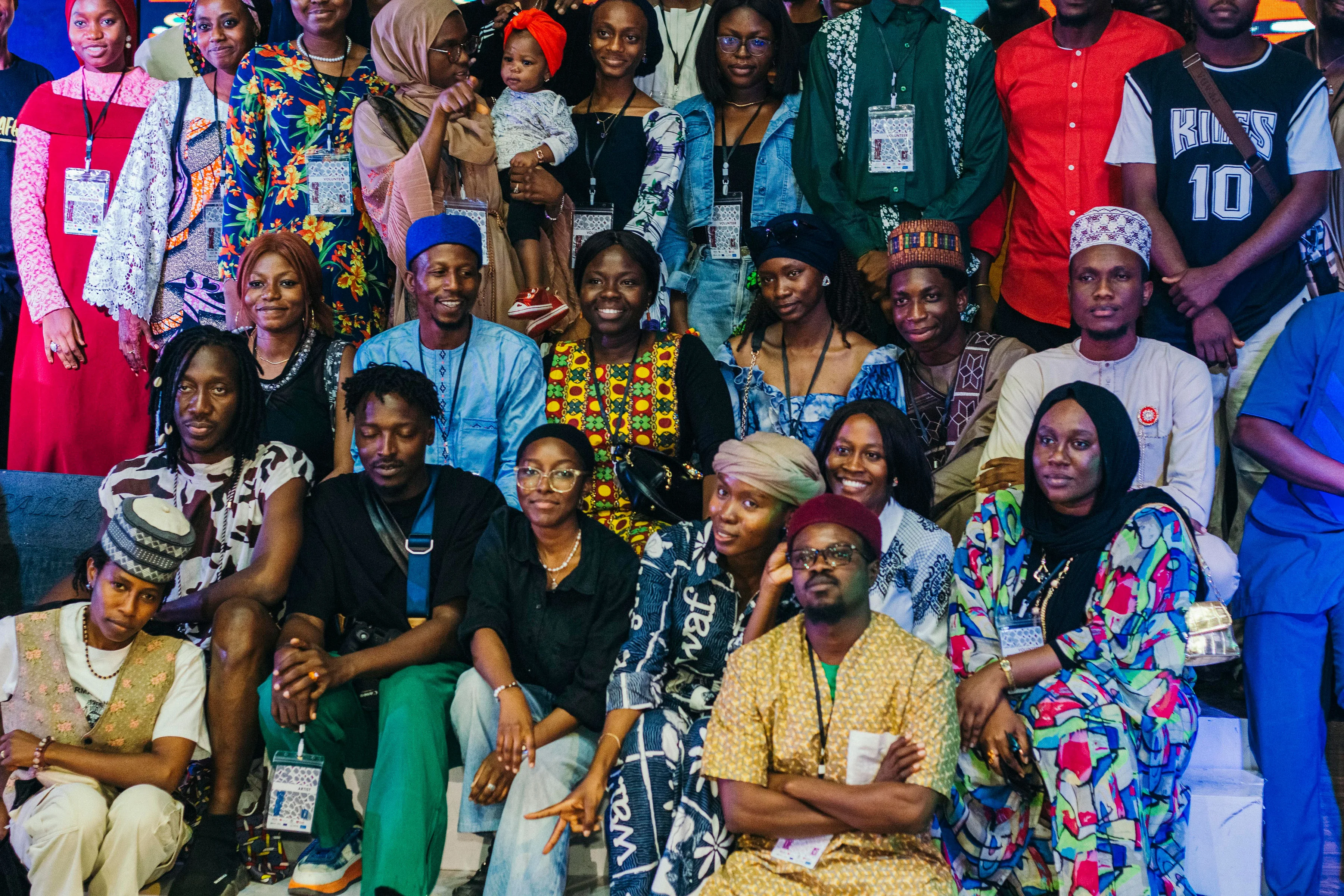 KAFART participants and team gathered together at the festival